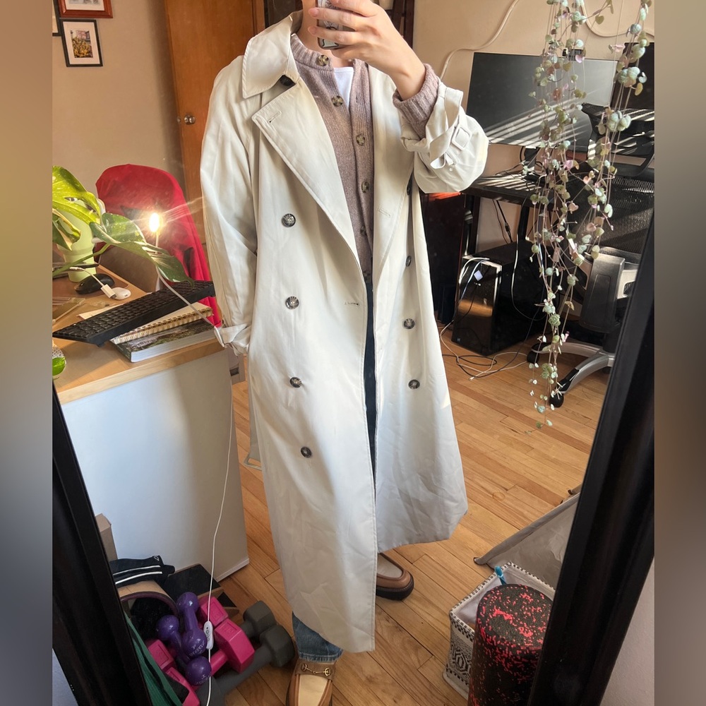H&M Cream Trench Coat